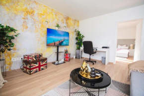 Dortmunder Erdgeschoss-Luxusloft mit großen Balkon, Netflix und 250 Mbytes Highspeed Wifi